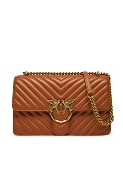 PINKO Torebka Love One Classic Dc PE 24 PLTT 100941 A0GK Brązowy ze sklepu MODIVO w kategorii Listonoszki - zdjęcie 181078844