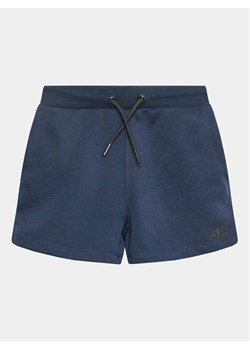 4F Szorty sportowe 4FJSS23TSHOM048 Granatowy Regular Fit ze sklepu MODIVO w kategorii Spodenki chłopięce - zdjęcie 181079033