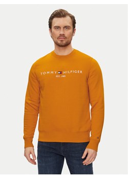 Tommy Hilfiger Bluza Logo MW0MW11596 Pomarańczowy Regular Fit ze sklepu MODIVO w kategorii Bluzy męskie - zdjęcie 181079102