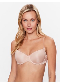 Hunkemöller Biustonosz z fiszbiną Transparant 154700 Beżowy ze sklepu MODIVO w kategorii Biustonosze - zdjęcie 181079111