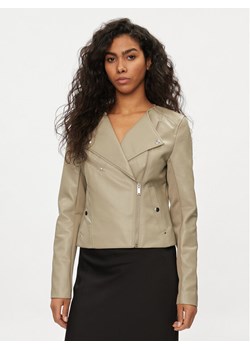 Vero Moda Kurtka z imitacji skóry Riley 10302441 Beżowy Slim Fit ze sklepu MODIVO w kategorii Kurtki damskie - zdjęcie 181079192