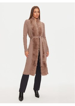 Marciano Guess Kardigan 4BGR47 5618Z Beżowy Regular Fit ze sklepu MODIVO w kategorii Swetry damskie - zdjęcie 181079304