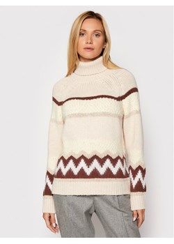 Peserico Golf S99197F03 Beżowy Loose Fit ze sklepu MODIVO w kategorii Swetry damskie - zdjęcie 181079310