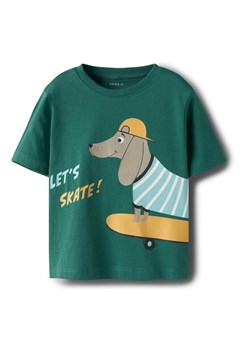 NAME IT T-Shirt Helge 13238145 Zielony Regular Fit ze sklepu MODIVO w kategorii T-shirty chłopięce - zdjęcie 181079392
