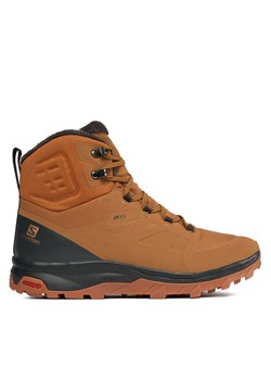 Salomon Trekkingi Outblast Thinsulate™ Climasalomon™ Waterproof L47382500 Brązowy ze sklepu MODIVO w kategorii Buty trekkingowe męskie - zdjęcie 181079411