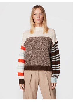 Marc O'Polo Sweter 208 6051 60475 Brązowy Regular Fit - id: 0000300877548 - marki Marc O'Polo - 181079613 Marc O'Polo Sweter 208 6051 60475 Brązowy Regular Fit ze sklepu MODIVO w kategorii Swetry damskie - zdjęcie 181079613