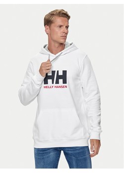 Helly Hansen Bluza Hh Logo 33977 Biały Regular Fit ze sklepu MODIVO w kategorii Bluzy męskie - zdjęcie 181079641