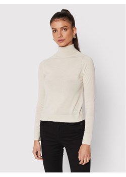 Pinko Golf Dolcevita 1G181Z A02M Beżowy Regular Fit ze sklepu MODIVO w kategorii Swetry damskie - zdjęcie 181079714