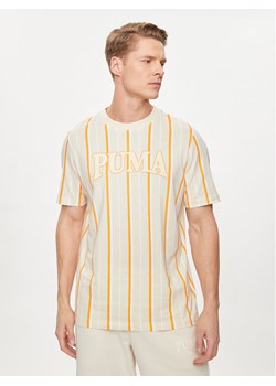 Puma T-Shirt Squad 678973 Écru Regular Fit ze sklepu MODIVO w kategorii T-shirty męskie - zdjęcie 181079834