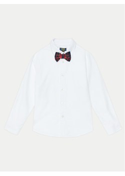 OVS Komplet koszula i mucha 2147038 Biały Regular Fit ze sklepu MODIVO w kategorii Koszule chłopięce - zdjęcie 181080040