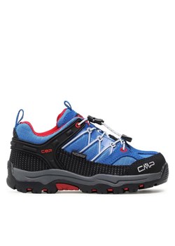 CMP Trekkingi Kids Rigel Low Trekking Shoe Wp 3Q54554 Niebieski ze sklepu MODIVO w kategorii Buty trekkingowe dziecięce - zdjęcie 181080120