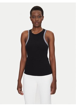 Fracomina Top FS25ST2009J401R9 Czarny Slim Fit ze sklepu MODIVO w kategorii Bluzki damskie - zdjęcie 181080142