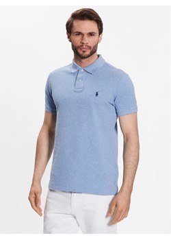 Polo Ralph Lauren Polo 710548797013 Niebieski Slim Fit ze sklepu MODIVO w kategorii T-shirty męskie - zdjęcie 181080220