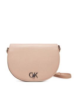 Calvin Klein Torebka Ck Hw Crossbody Saddle Bag K60K613236 Różowy ze sklepu MODIVO w kategorii Listonoszki - zdjęcie 181080293
