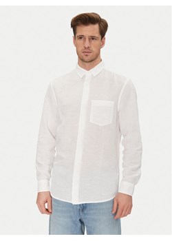 Calvin Klein Koszula K10K114488 Biały Regular Fit ze sklepu MODIVO w kategorii Koszule męskie - zdjęcie 181080343