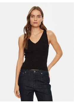 Guess Top W5RR18 Z34O0 Czarny Regular Fit ze sklepu MODIVO w kategorii Bluzki damskie - zdjęcie 181080353
