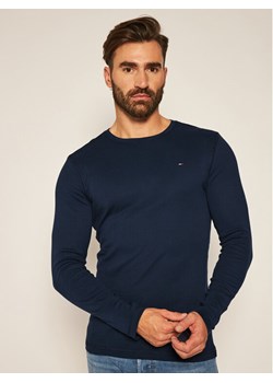Tommy Jeans Longsleeve DM0DM04409 Granatowy Slim Fit ze sklepu MODIVO w kategorii T-shirty męskie - zdjęcie 181080424
