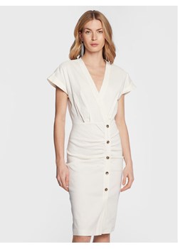 Pinko Sukienka codzienna Agitato 100532 A0IM Beżowy Regular Fit ze sklepu MODIVO w kategorii Sukienki - zdjęcie 181080433