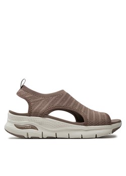 Skechers Sandały Arch Fit-Darling Days 119346/MOC Brązowy ze sklepu MODIVO w kategorii Sandały damskie - zdjęcie 181080481