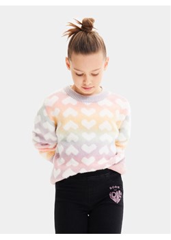 Desigual Sweter 23WGJF06 Kolorowy Regular Fit ze sklepu MODIVO w kategorii Swetry dziewczęce - zdjęcie 181080483