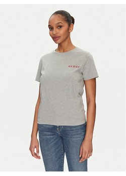 Guess T-Shirt W5RI04 I3Z14 Szary Regular Fit ze sklepu MODIVO w kategorii Bluzki damskie - zdjęcie 181080512