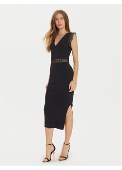 Morgan Sukienka dzianinowa 242-RMYA Czarny Slim Fit ze sklepu MODIVO w kategorii Sukienki - zdjęcie 181080534