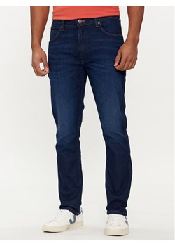Wrangler Jeansy Larston 112350845 Granatowy Slim Fit ze sklepu MODIVO w kategorii Jeansy męskie - zdjęcie 181080563