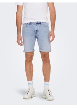 Only & Sons Szorty jeansowe 22025189 Niebieski Regular Fit ze sklepu MODIVO w kategorii Spodenki męskie - zdjęcie 181080582