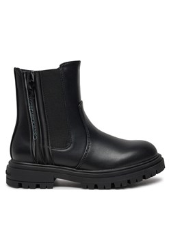 Calvin Klein Jeans Botki Chelsea Boot V3A5-81019-1355 S Czarny ze sklepu MODIVO w kategorii Buty zimowe dziecięce - zdjęcie 181080704