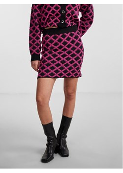 YAS Spódnica ołówkowa 26031041 Różowy Slim Fit ze sklepu MODIVO w kategorii Spódnice - zdjęcie 181080720