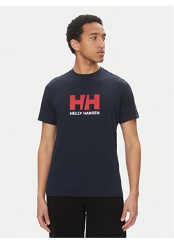 Helly Hansen T-Shirt Logo 54596 Granatowy Regular Fit ze sklepu MODIVO w kategorii T-shirty męskie - zdjęcie 181080820
