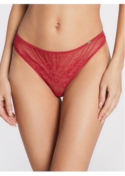 Gossard Stringi Glossies Lace 13006 Różowy ze sklepu MODIVO w kategorii Majtki damskie - zdjęcie 181080833