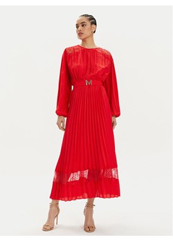 Lola Casademunt by Maite Sukienka koktajlowa MS2416006 Czerwony Regular Fit ze sklepu MODIVO w kategorii Sukienki - zdjęcie 181080993