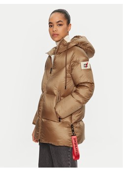 AFTER LABEL Kurtka puchowa Vienna A00029 Beżowy Regular Fit ze sklepu MODIVO w kategorii Kurtki damskie - zdjęcie 181080994