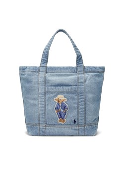 Polo Ralph Lauren Torebka Bear-patch 428960636001 Niebieski ze sklepu MODIVO w kategorii Torby Shopper bag - zdjęcie 181081182