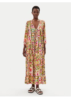 LOLA CASADEMUNT Sukienka letnia LS2516070 Kolorowy Relaxed Fit ze sklepu MODIVO w kategorii Sukienki - zdjęcie 181081273