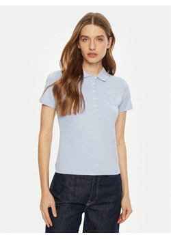 Guess Polo W5RP47 KARS2 Niebieski Regular Fit ze sklepu MODIVO w kategorii Bluzki damskie - zdjęcie 181081404