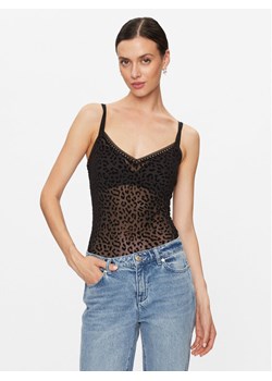 Morgan Top 232-BEO Czarny Slim Fit ze sklepu MODIVO w kategorii Bluzki damskie - zdjęcie 181081422