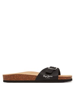 Pepe Jeans Klapki PLS90616 Czarny ze sklepu MODIVO w kategorii Klapki damskie - zdjęcie 181081604