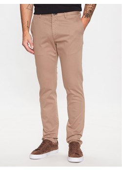 JOOP! Jeans Spodnie materiałowe 30025086 Beżowy Slim Fit ze sklepu MODIVO w kategorii Spodnie męskie - zdjęcie 181081663