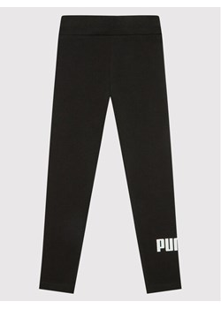 Puma Legginsy Essentials Logo 587035 Czarny Tight Fit ze sklepu MODIVO w kategorii Spodnie dziewczęce - zdjęcie 181081743