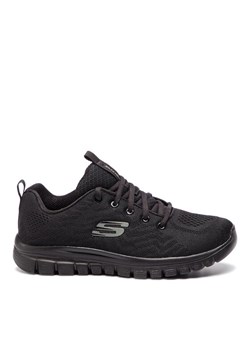Skechers Sneakersy Get Connected 12615/BBK Czarny ze sklepu MODIVO w kategorii Buty sportowe damskie - zdjęcie 181081784