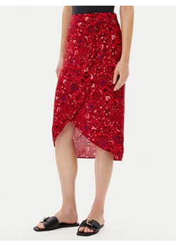 Pepe Jeans Spódnica midi Clau PL901199 Czerwony Slim Fit ze sklepu MODIVO w kategorii Spódnice - zdjęcie 181081824