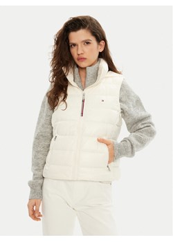 Tommy Hilfiger Bezrękawnik WW0WW43773 Écru Regular Fit ze sklepu MODIVO w kategorii Kamizelki damskie - zdjęcie 181081920