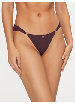 Emporio Armani Underwear Figi brazylijskie 164792 4F221 05093 Bordowy ze sklepu MODIVO w kategorii Majtki damskie - zdjęcie 181081931