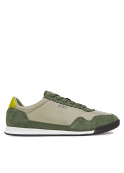 BOSS Sneakersy Titanium 50536524 Zielony ze sklepu MODIVO w kategorii Buty sportowe męskie - zdjęcie 181082060
