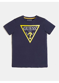 Guess T-Shirt L73I55 K8HM0 Granatowy Regular Fit ze sklepu MODIVO w kategorii T-shirty chłopięce - zdjęcie 181082070