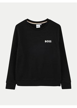 Boss Bluza J51190 S Czarny Regular Fit ze sklepu MODIVO w kategorii Bluzy chłopięce - zdjęcie 181082144