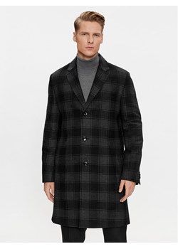 Boss Płaszcz wełniany H-Hyde-C-224 50502270 Czarny Regular Fit ze sklepu MODIVO w kategorii Płaszcze męskie - zdjęcie 181082223