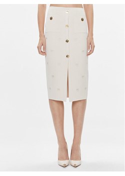 Pinko Spódnica midi Donkey 101884 A16F Beżowy Slim Fit ze sklepu MODIVO w kategorii Spódnice - zdjęcie 181082262